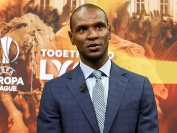 Eric Abidal, en un acto de presentación de la UEFA Eric Abidal, en un acto de presentación de la UEFA