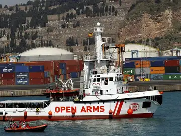 El barco 'Open Arms' El barco 'Open Arms'