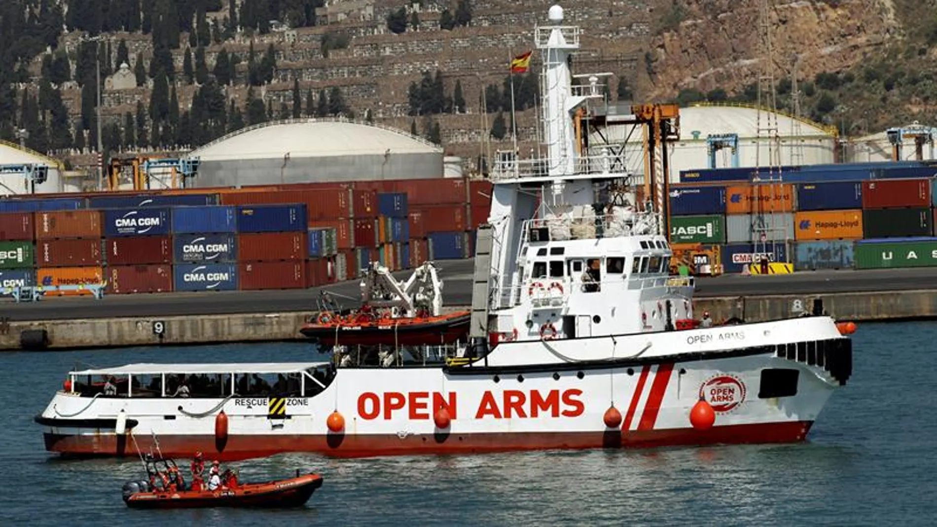 El barco 'Open Arms' El barco 'Open Arms'