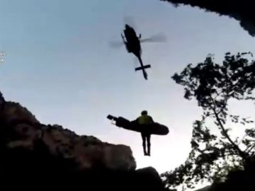 La Guardia Civil de Huesca rescata a una barranquista fallecida en el río Vero