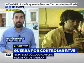Ramón Espinar, senador de Podemos Ramón Espinar, senador de Podemos