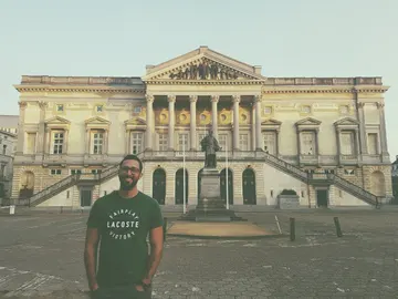 El rapero Valtonyc en su reaparición en Bélgica tras huir de la justicia española El rapero Valtonyc en su reaparición en Bélgica tras huir de la justicia española