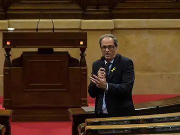 El presidente de la Generalitat, Quim Torra El presidente de la Generalitat, Quim Torra