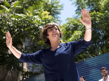 La candidata a presidir el Partido Popular Soraya Sáenz de Santamaría La candidata a presidir el Partido Popular Soraya Sáenz de Santamaría