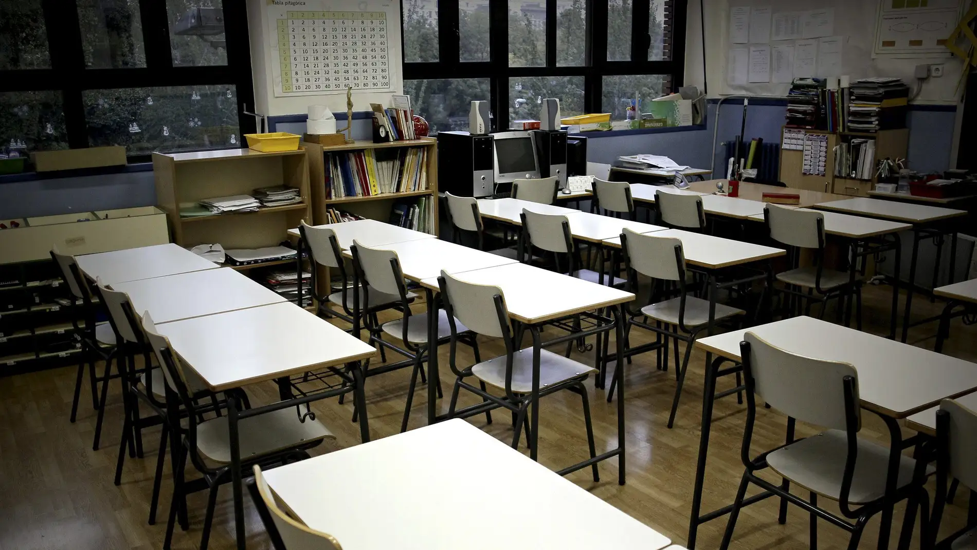 Un aula de un colegio