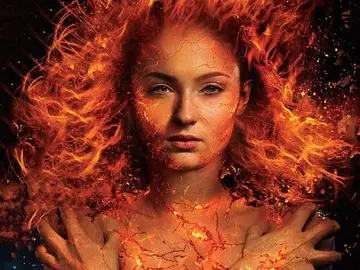 Sophie Turner caracterizada para X-Men: Dark Phoenix Sophie Turner caracterizada para X-Men: Dark Phoenix