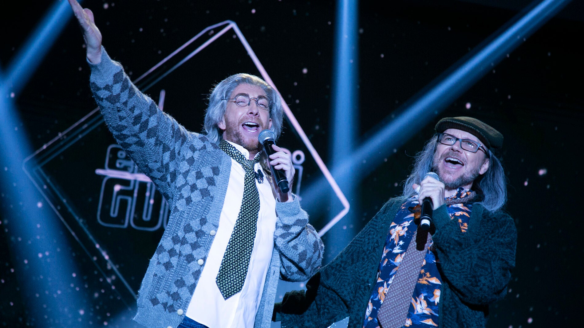 Pablo Motos y Santiago Segura cantan en directo una versi&oacute;n muy especial de 'My Way'