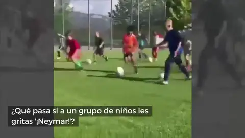 ¿Qué pasa si a un grupo de niños se les grita '¡Neymar!'? ¿Qué pasa si a un grupo de niños se les grita '¡Neymar!'?