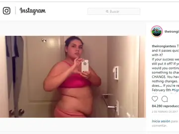 Instagram de la "Gigante de Hierro" Instagram de la "Gigante de Hierro"