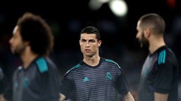 Cristiano Ronaldo, durante un partido con el Real Madrid