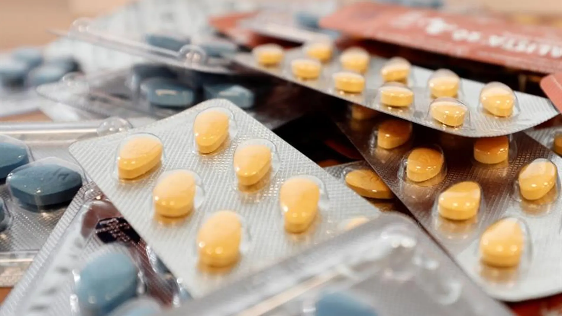 Vista de varios medicamentos Vista de varios medicamentos