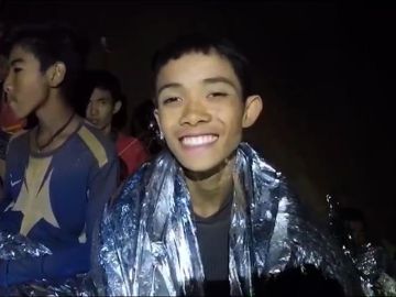 Uno de los niños atrapados en una cueva de Tailandia