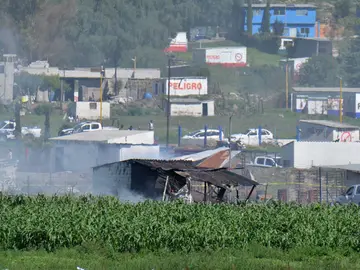 Explosiones de un taller de pirotecnia de México Explosiones de un taller de pirotecnia de México