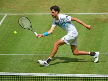 Robin Haase jugando Robin Haase jugando