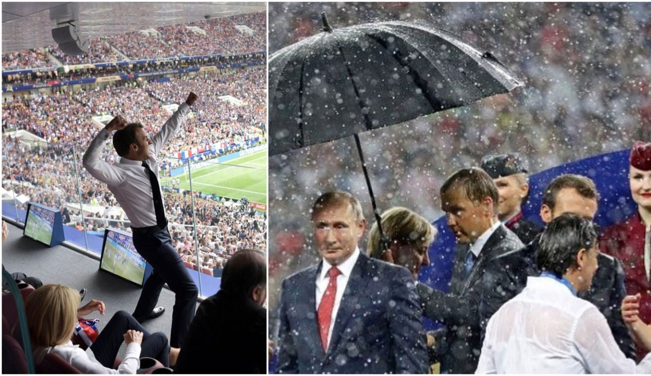 Macron y Putin, 'protagonistas' en la final Macron y Putin, 'protagonistas' en la final