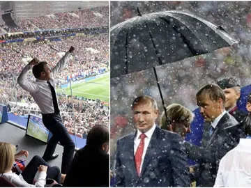 Macron y Putin, 'protagonistas' en la final Macron y Putin, 'protagonistas' en la final