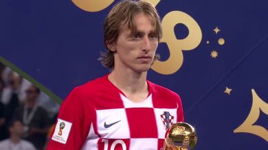 Luka Modric, Balón de Oro como mejor jugador del Mundial; Griezmann, MVP de la final