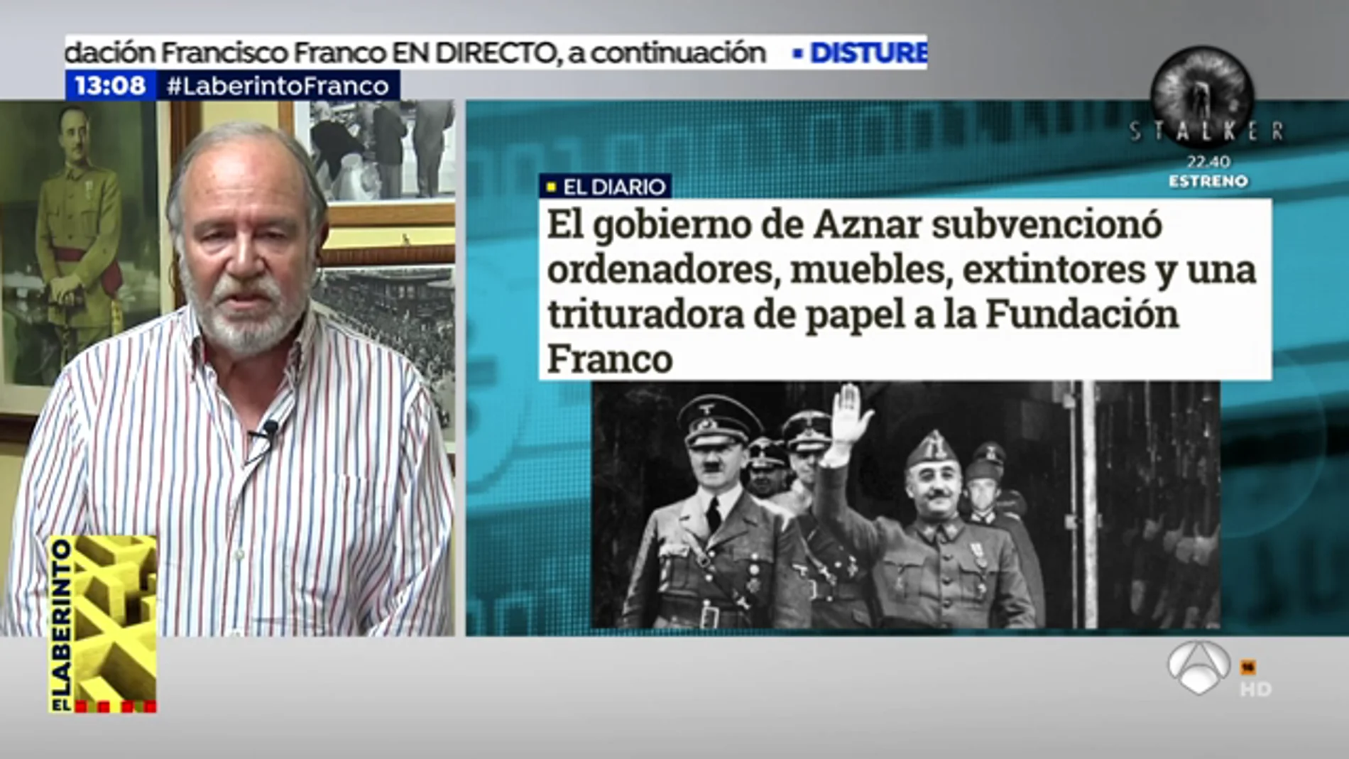 Presidente de la Fundación de Francisco Franco: "Solo hemos recibido subvenciones por parte del gobierno de Aznar"