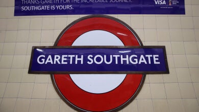 El seleccionador inglés Gareth Southgate tendrá su propia estación de metro en Londres
