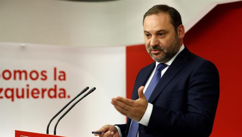 José Luis Ábalos, en rueda de prensa