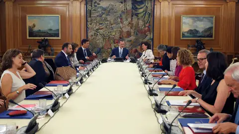 El Rey Felipe VI, preside la reunión del Consejo de Seguridad Nacional El Rey Felipe VI, preside la reunión del Consejo de Seguridad Nacional