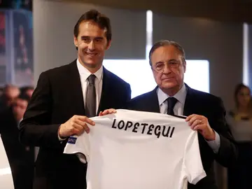 Presentación de Julen Lopetegui con el Real Madrid Presentación de Julen Lopetegui con el Real Madrid