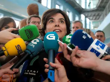 La candidata a la Presidencia del PP Soraya Sáenz de Santamaría La candidata a la Presidencia del PP Soraya Sáenz de Santamaría