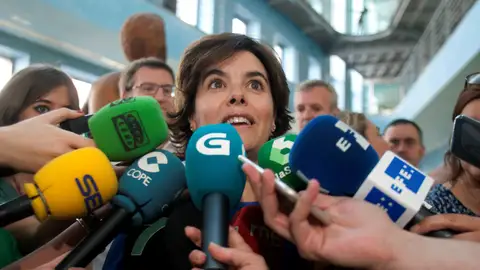 La candidata a la Presidencia del PP Soraya Sáenz de Santamaría La candidata a la Presidencia del PP Soraya Sáenz de Santamaría