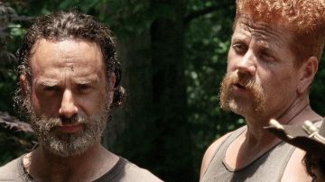 Andrew Lincoln y Michael Cudlitz en 'The Walking Dead'