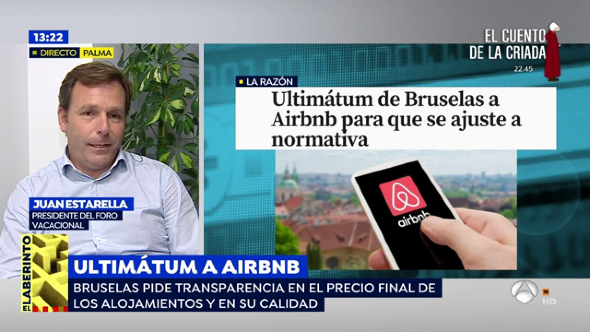 Bruselas da un ultim&aacute;tum a Airbnb para que cumpla la normativa europea de consumidores