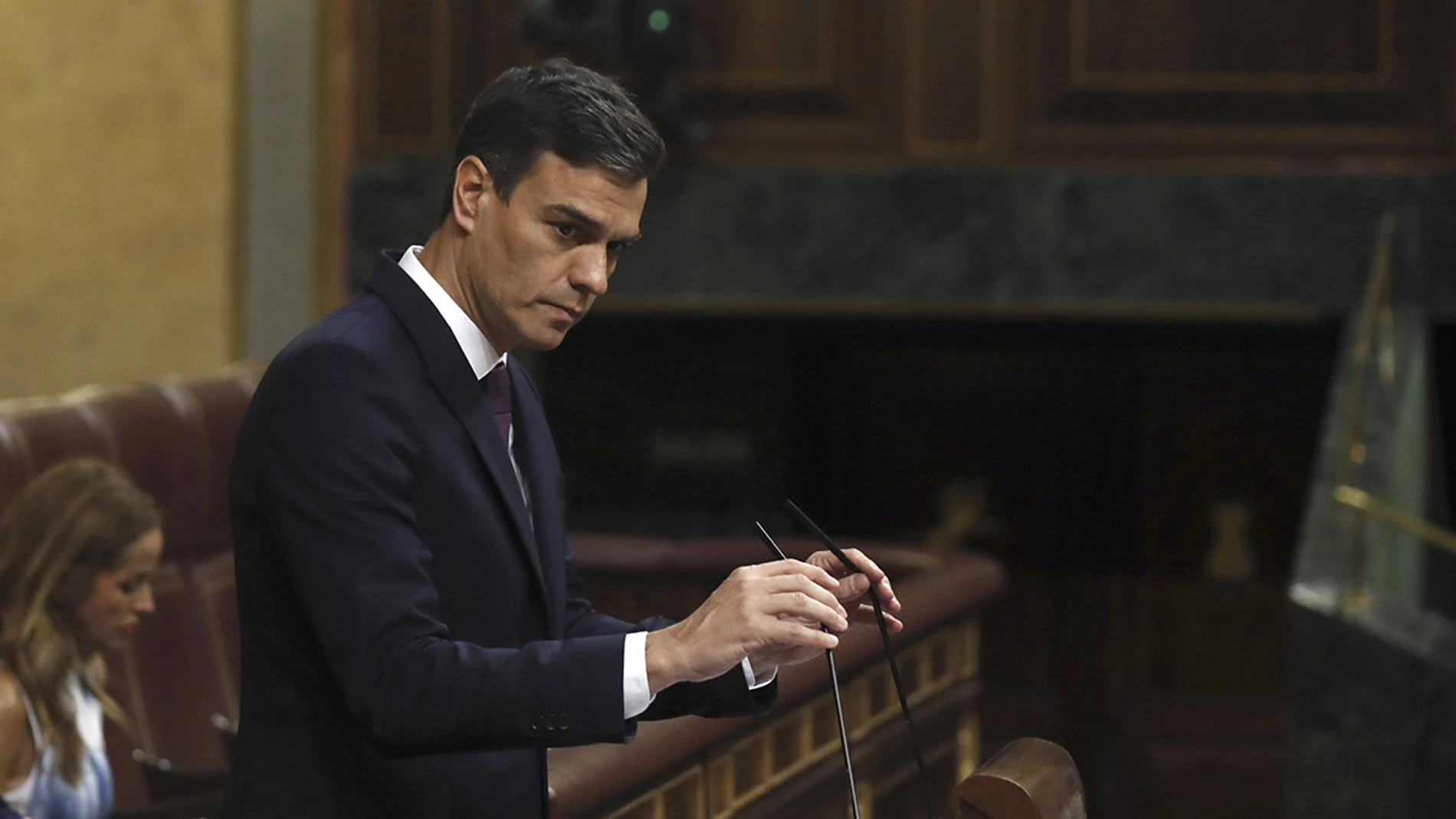 Pedro Sánchez en el Congreso de los Diputados Pedro Sánchez en el Congreso de los Diputados