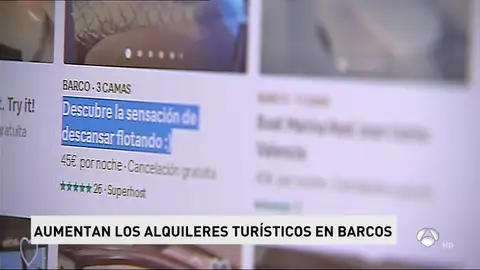 Polémica por el boom de los alojamientos turísticos en los barcos: los hoteleros denuncian que son ilegales Polémica por el boom de los alojamientos turísticos en los barcos: los hoteleros denuncian que son ilegales