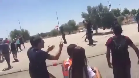 Cargas policiales y dos detenidos durante la segunda jornada de huelga de Amazon Cargas policiales y dos detenidos durante la segunda jornada de huelga de Amazon