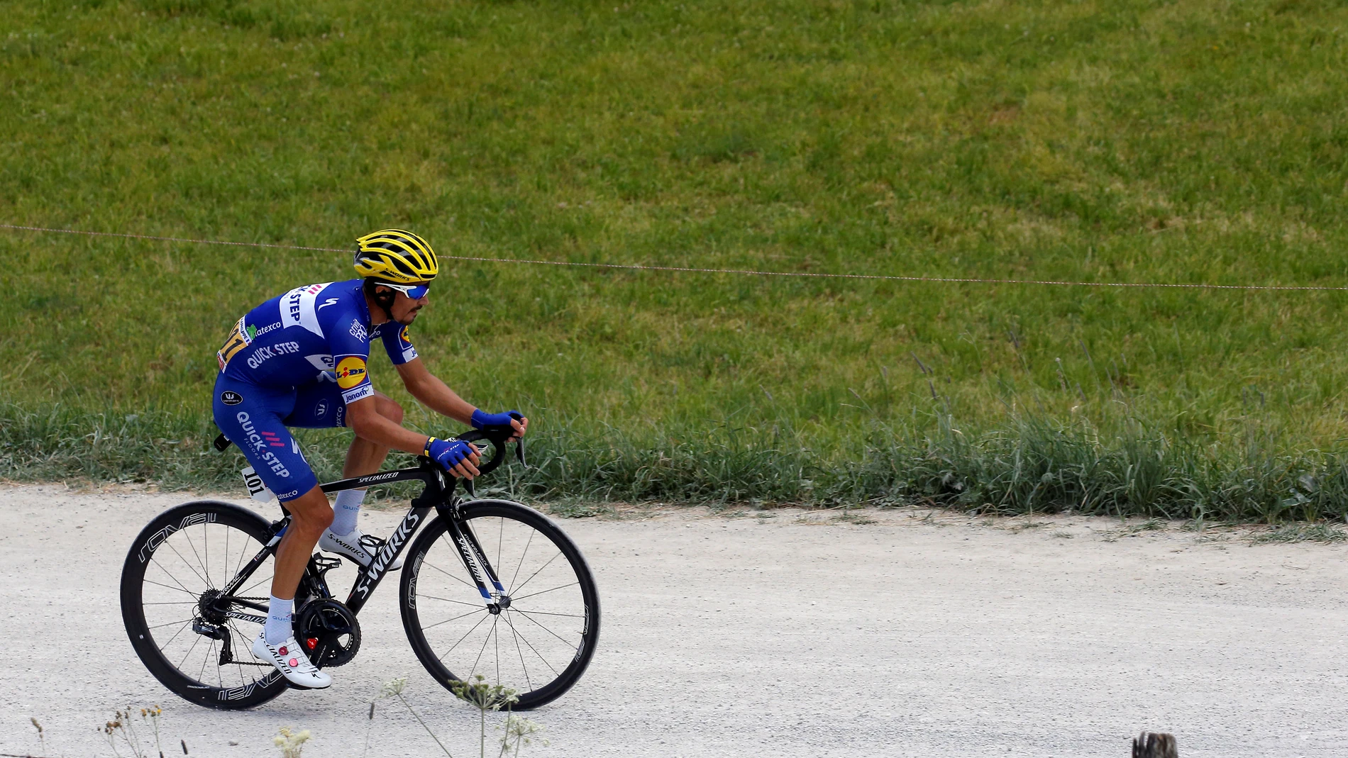 Alaphilippe, durante la etapa 10 del Tour de Francia Alaphilippe, durante la etapa 10 del Tour de Francia