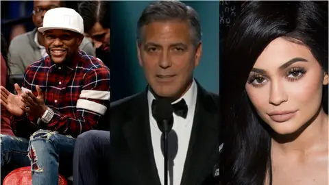 Los tres famosos mejor pagados según Forbes Los tres famosos mejor pagados según Forbes