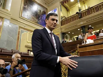 Pedro Sánchez en el Congreso Pedro Sánchez en el Congreso