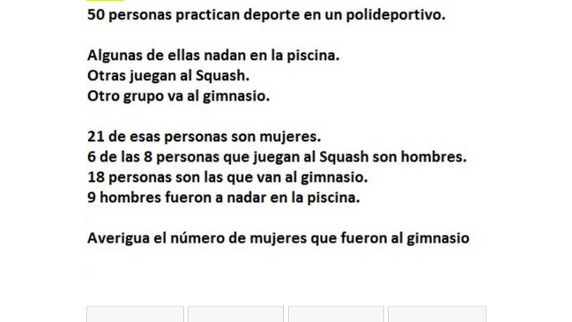 Problema de matemáticas