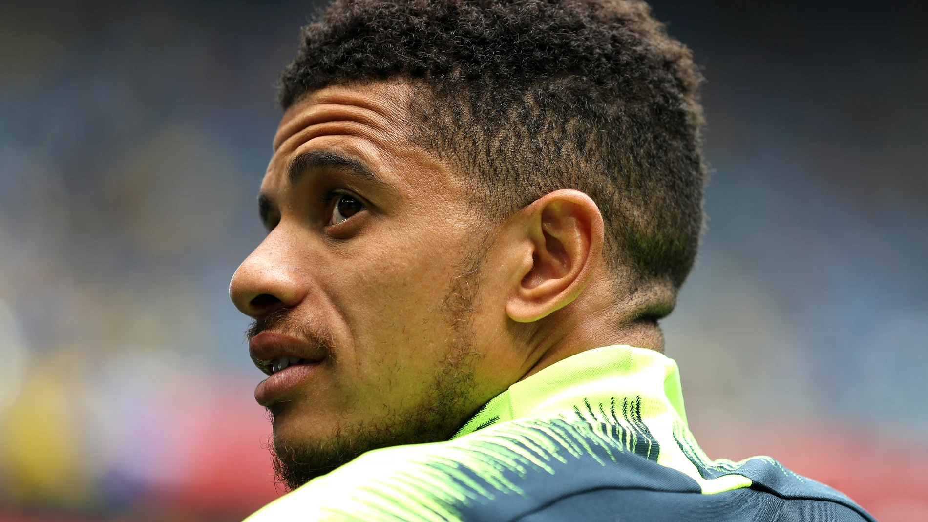 Taison durante un partido Taison durante un partido