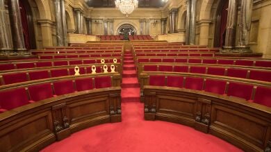  Suspenden el pleno tras el choque de JxCat y ERC por la suspensión de Puigdemont