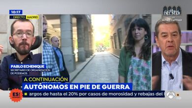 VÍDEO | Pablo Echenique insulta a dos colaboradores de Espejo Público: 