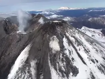 Aumenta la actividad del volcán Chillán, en Chile Aumenta la actividad del volcán Chillán, en Chile