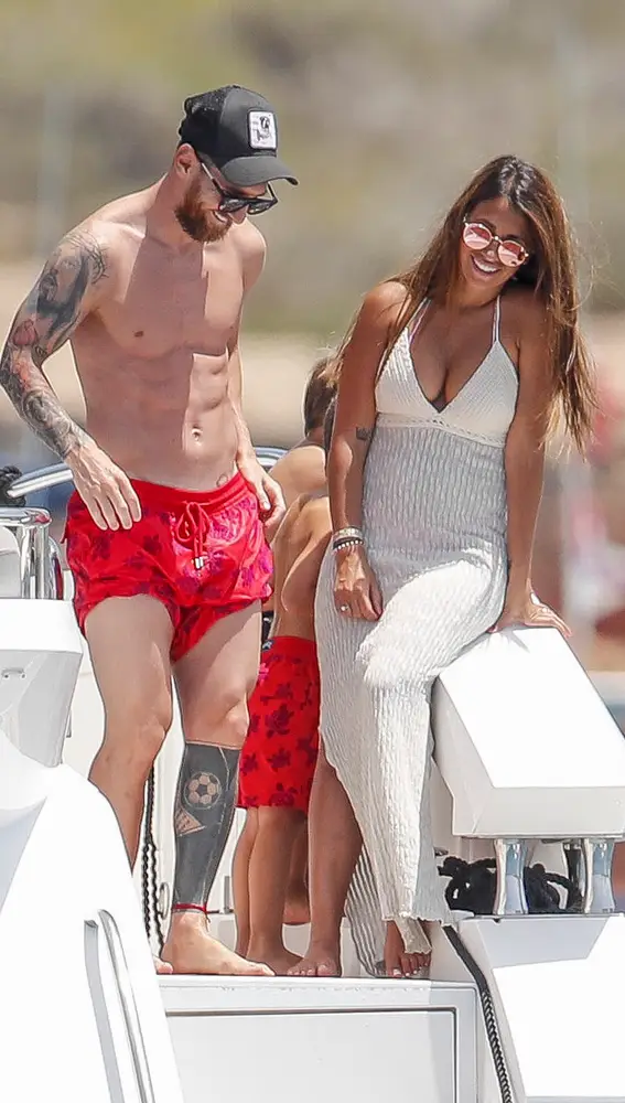 Leo Messi y Antonella Roccuzzo 