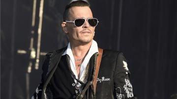 Johnny Depp en su gira con The Hollywood Vampires