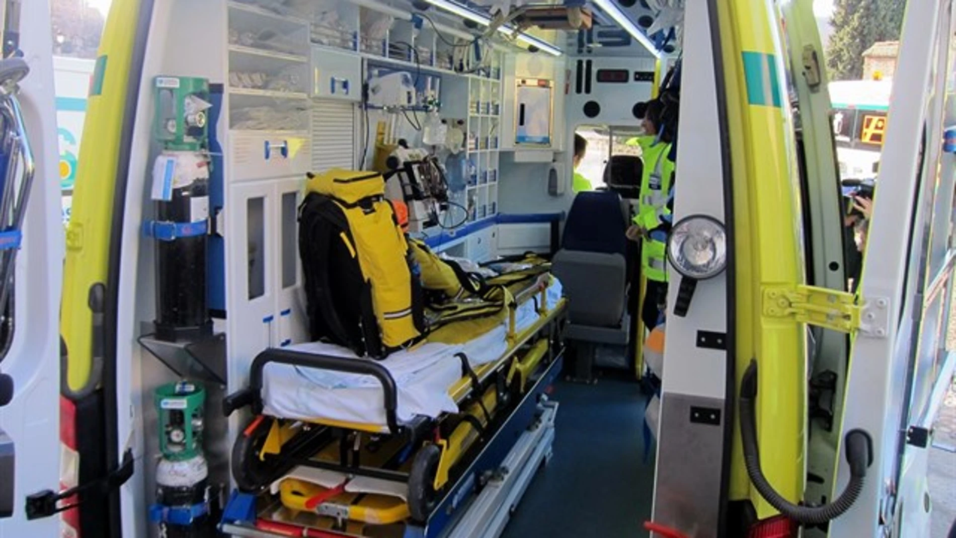 Imagen de una ambulancia en Ibiza Imagen de una ambulancia en Ibiza