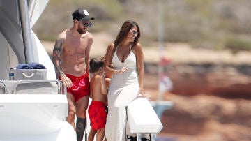 Leo Messi y Antonella Roccuzzo