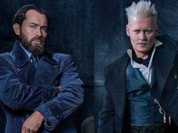 Jude Law y Johnny Depp en 'Animales Fantásticos 2'