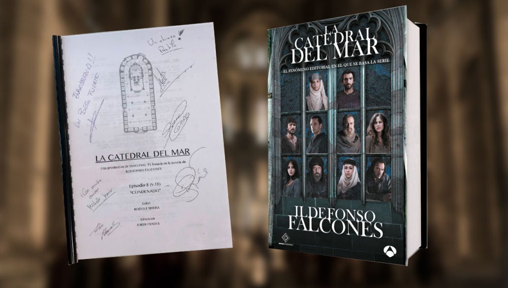 Participa aquí para conseguir el último guion de 'La Catedral del Mar' firmado por los actores