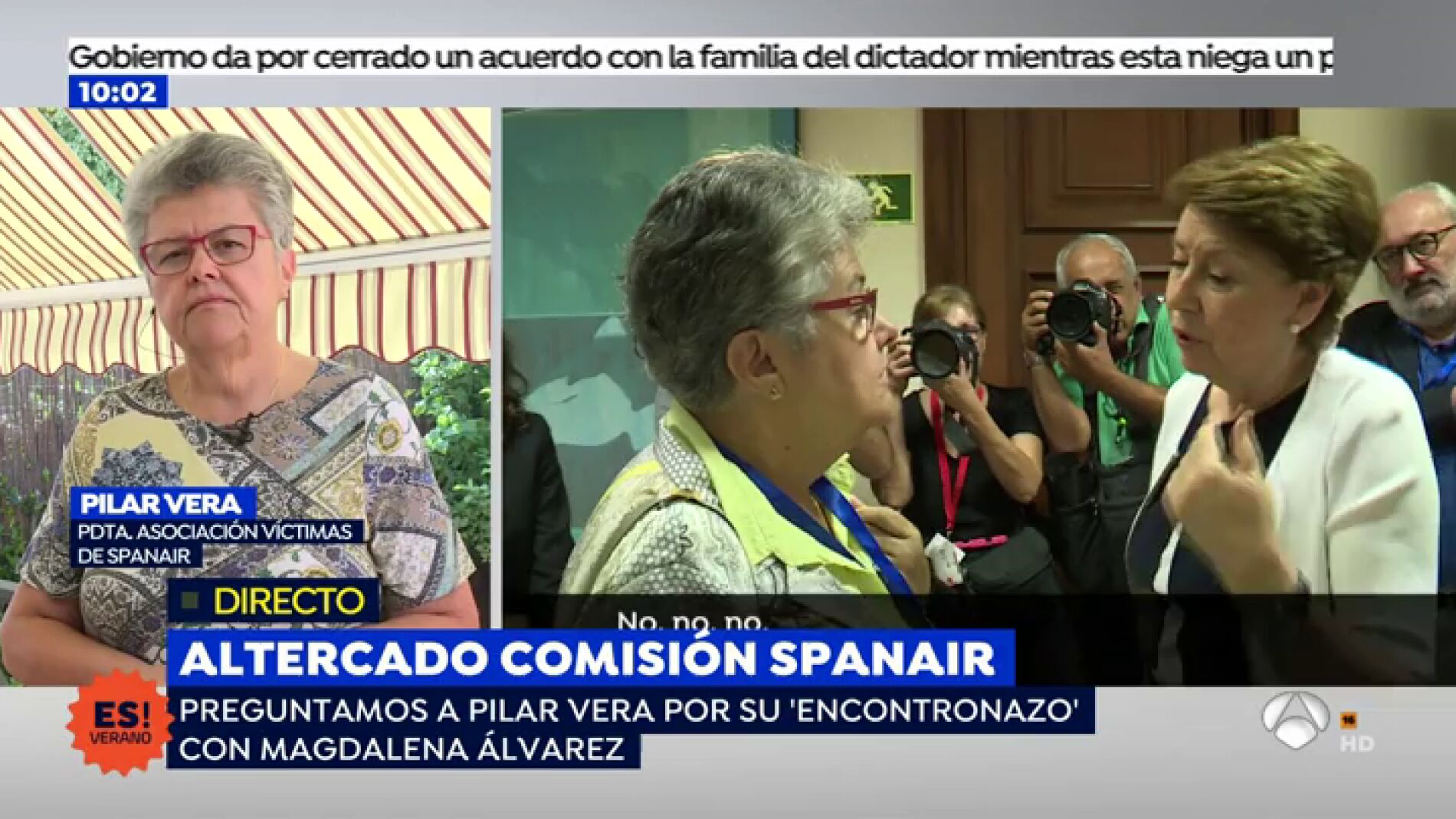 Pilar Vera: "Magdalena &Aacute;lvarez cargar&aacute; con los 154 muertos de Spanair para el resto de su vida"