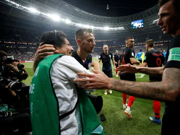 Yuri Cortez, el fotógrafo que celebró el gol de Mandzukic con los croatas Yuri Cortez, el fotógrafo que celebró el gol de Mandzukic con los croatas