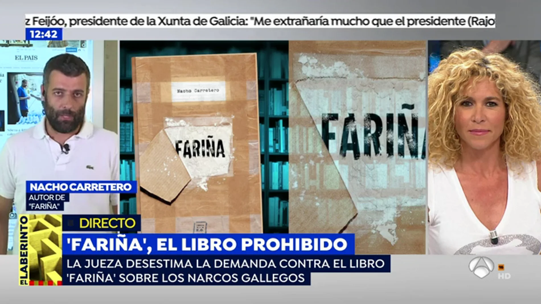 Nacho Carretero: "A algunos narcos les molestó no salir en 'Fariña'"